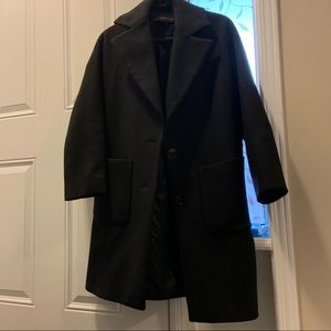 Zara Black Coat - Size XS